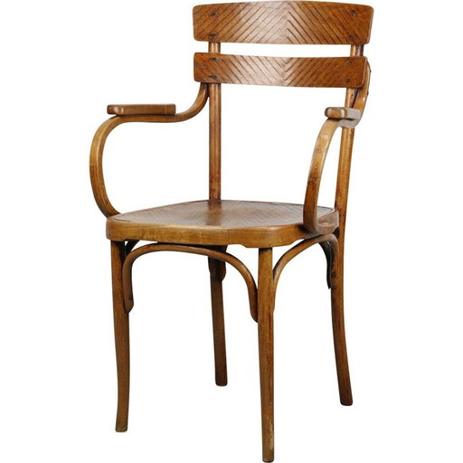 Vintage Bentwood Fauteuil van Michael Thonet