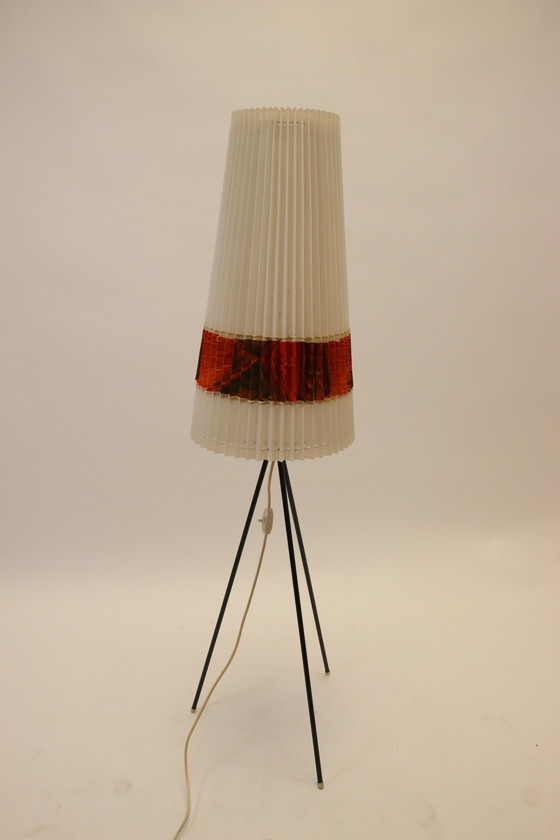 Image 1 of Aro Leuchten Staande lamp met orginele celluloide kap