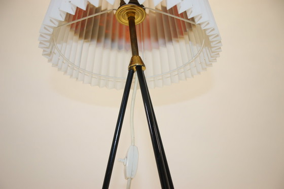 Image 1 of Aro Leuchten Staande lamp met orginele celluloide kap