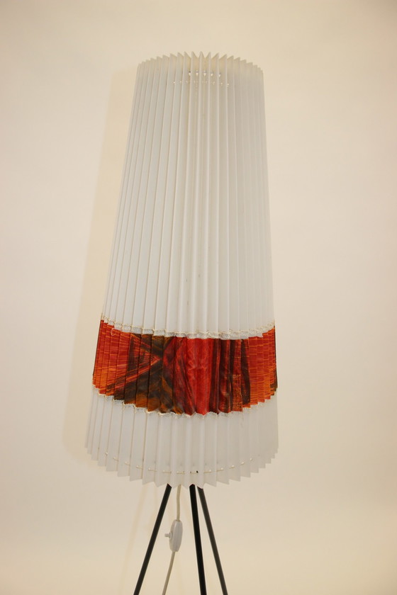 Image 1 of Aro Leuchten Staande lamp met orginele celluloide kap