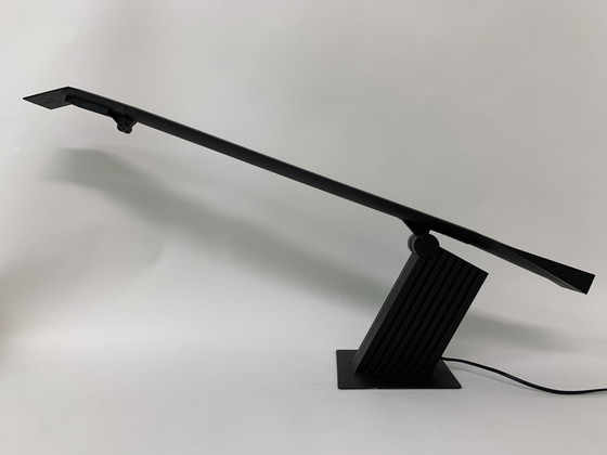 Image 1 of Bilumen Condor bureaulamp van Hans von Klier - 1988, Zwart