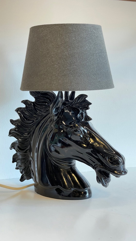 Image 1 of Lampe Cheval Années 80 Par Codico Straatsburg Frankrijk