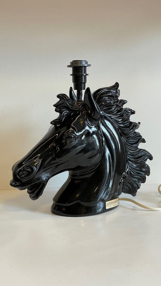 Image 1 of Lampe Cheval Années 80 Par Codico Straatsburg Frankrijk