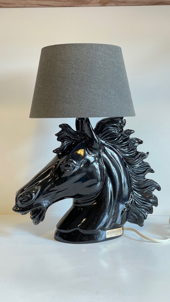 Image 1 of Lampe Cheval Années 80 Par Codico Straatsburg Frankrijk