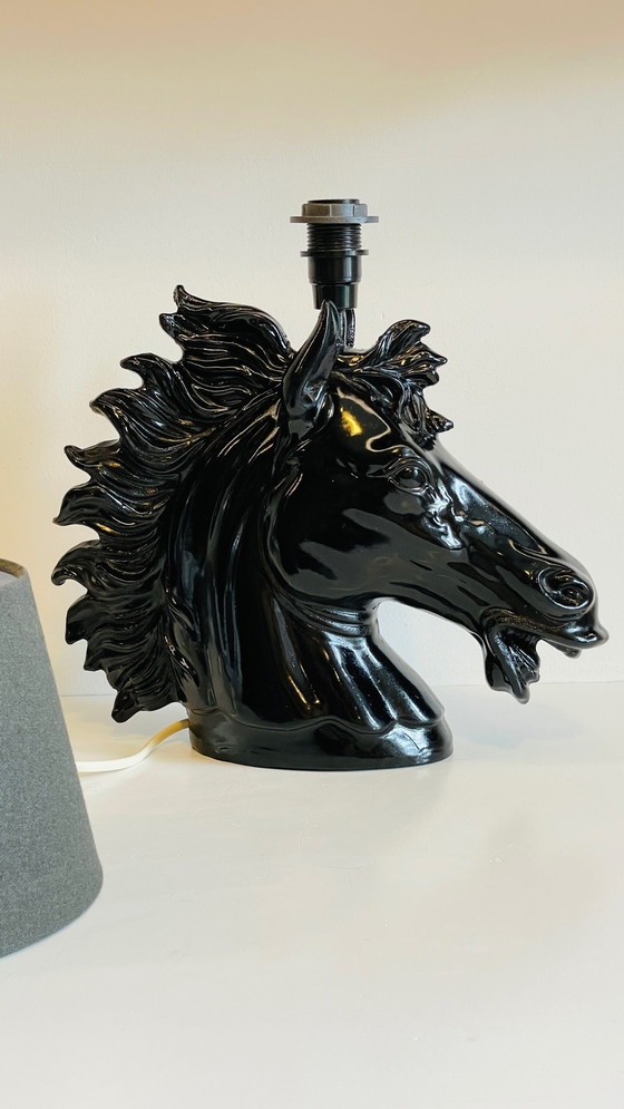 Image 1 of Lampe Cheval Années 80 Par Codico Straatsburg Frankrijk