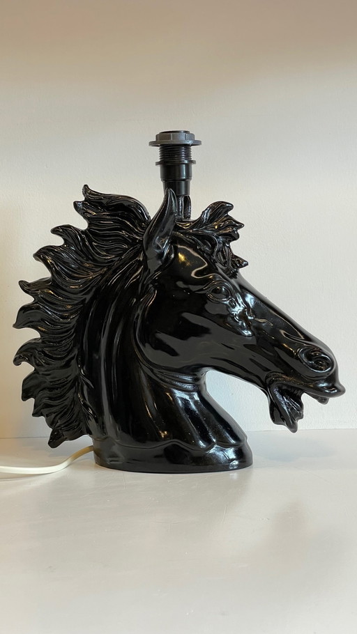 Lampe Cheval Années 80 Par Codico Straatsburg Frankrijk