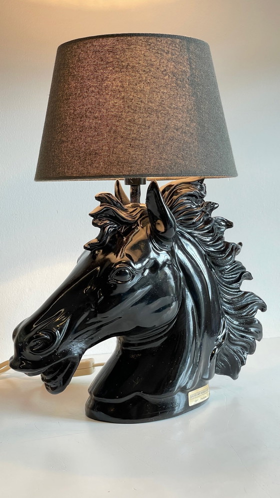 Image 1 of Lampe Cheval Années 80 Par Codico Straatsburg Frankrijk