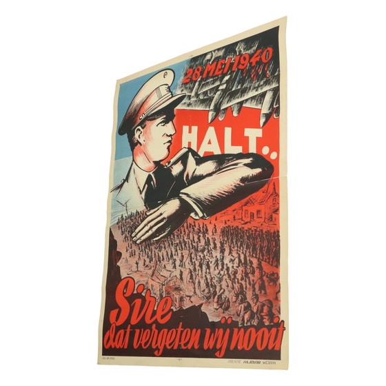 Image 1 of Militaria Affiche 28 Mei 1940