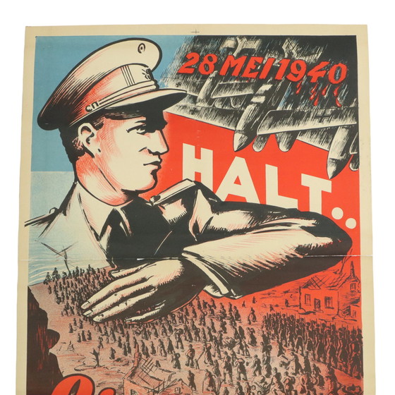 Image 1 of Militaria Affiche 28 Mei 1940