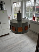 Vintage Zweedse Hanglamp Erik Hoglund