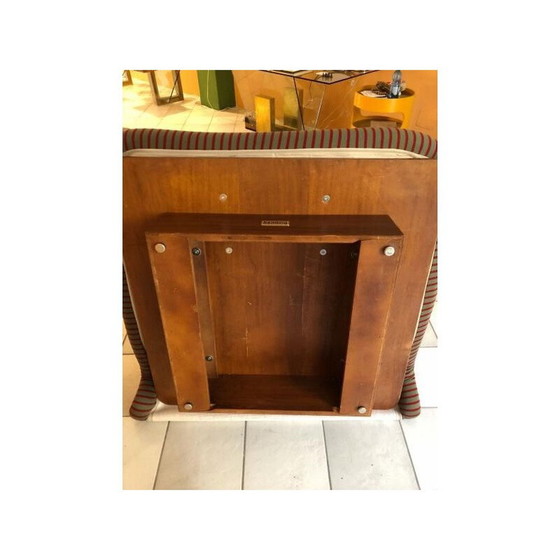 Image 1 of Vintage fluwelen fauteuil "Tappeto Volante" van Ettore Sottsass voor Bedding Brevetti, 1975