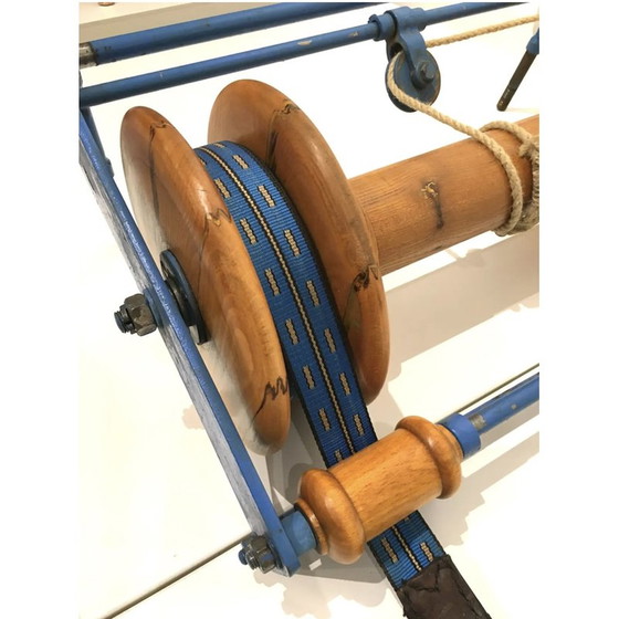 Image 1 of Vintage houten gymnastiekringen, Tsjecho-Slowakije 1940