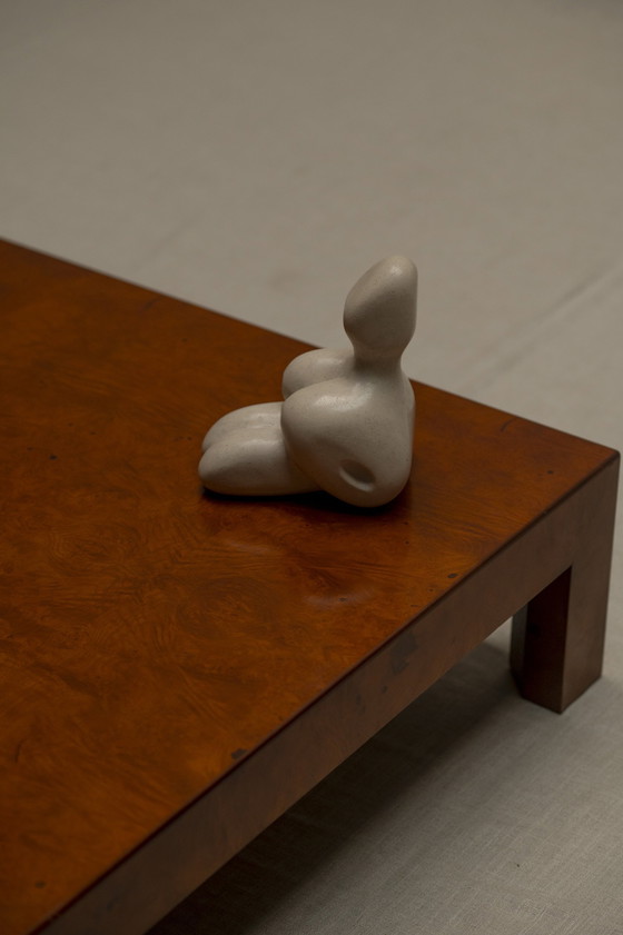 Image 1 of Burl Hout Vintage Salontafel 1970S