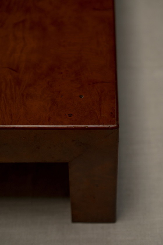 Image 1 of Burl Hout Vintage Salontafel 1970S