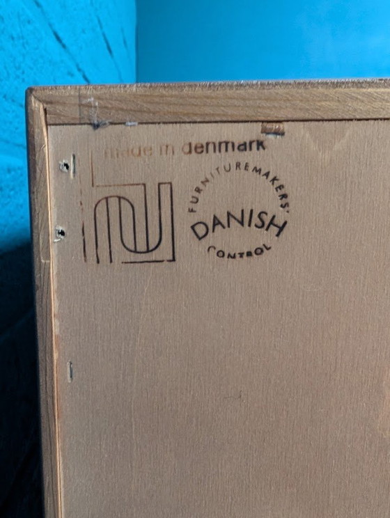 Image 1 of Vintage Dubbele Ladekast Uit De Jaren '60, Deens Design Van Hundevad