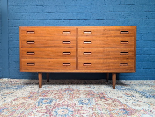 Vintage Dubbele Ladekast Uit De Jaren '60, Deens Design Van Hundevad