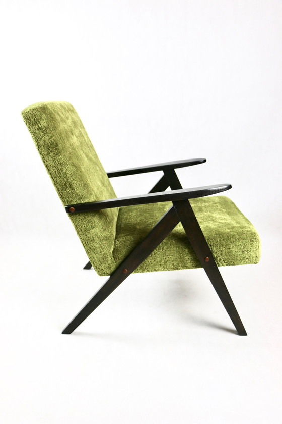 Image 1 of Vintage Olijfgroene Model B-310 Fauteuil, 1970S - Set van 2 Fauteuils