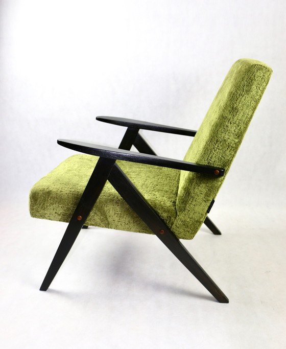 Image 1 of Vintage Olijfgroene Model B-310 Fauteuil, 1970S - Set van 2 Fauteuils