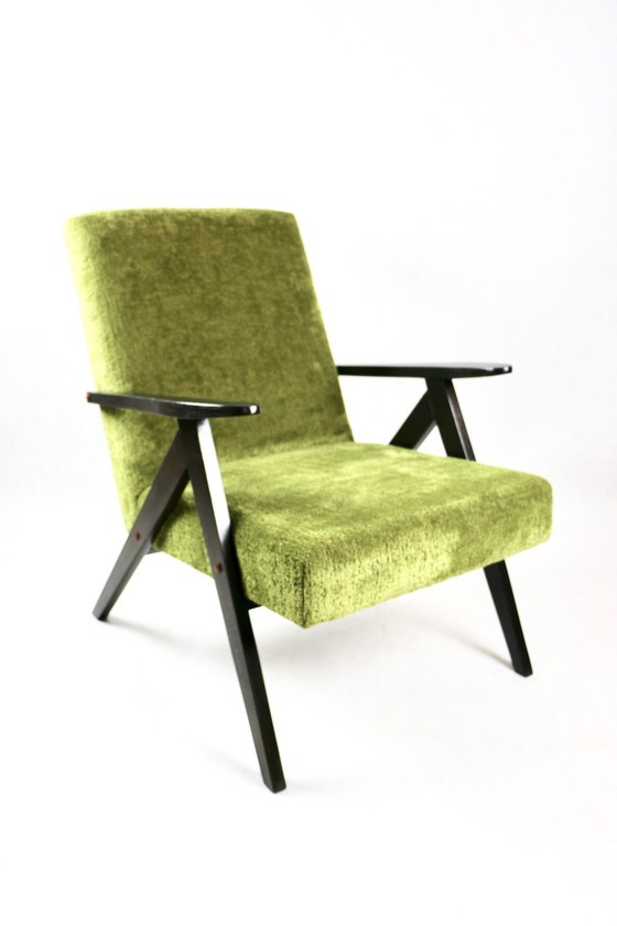 Image 1 of Vintage Olijfgroene Model B-310 Fauteuil, 1970S - Set van 2 Fauteuils