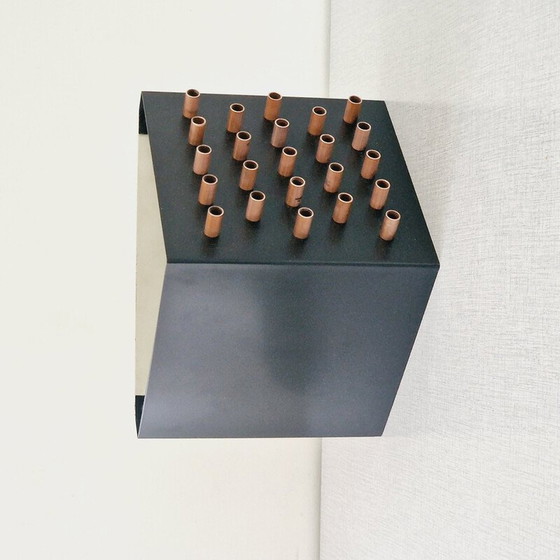 Image 1 of Vintage C1516 wandlamp in clair-obscur metaal voor Raak, 1960