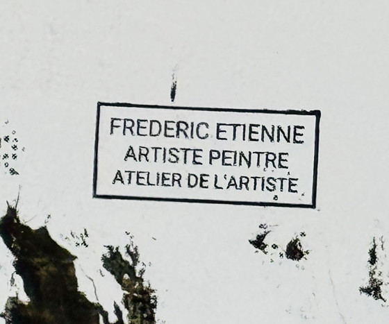 Image 1 of Frédéric Étienne - kwaliteit Art Brut schilderij