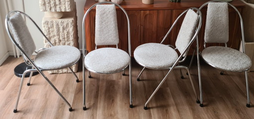 4x Vintage Stoelen