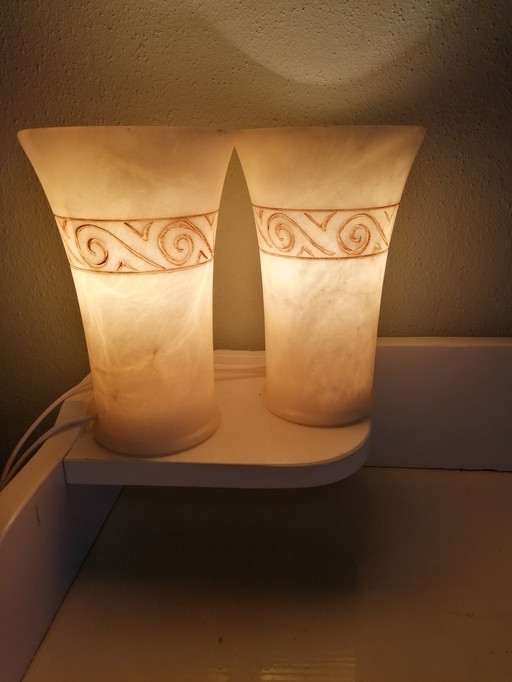 Arte Deco Lampen Set