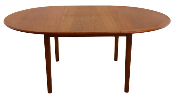 Image 1 of Ronde verlengbare eettafel Krailling Deens design vintage