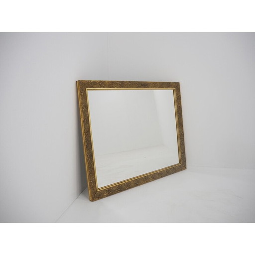 Vintage spiegel met houten lijst