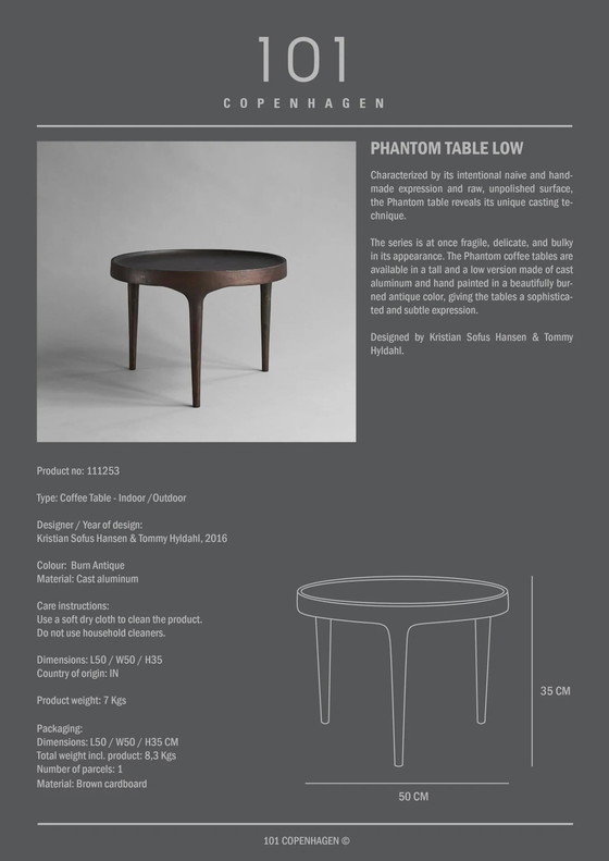 Image 1 of 2x 101CPH Phantom Table Low