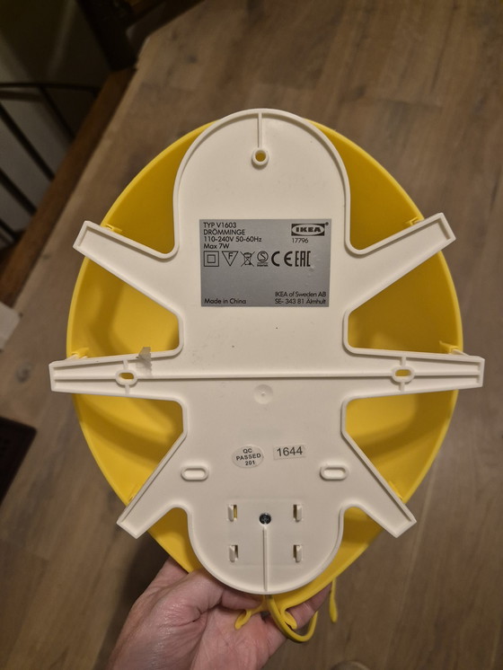 Image 1 of Vintage Ikea Drömminge Lamp Geel