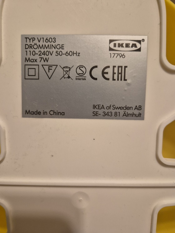 Image 1 of Vintage Ikea Drömminge Lamp Geel