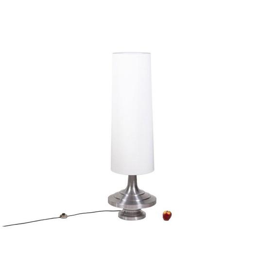 Image 1 of Vintage lamp van geborsteld aluminium, 1970