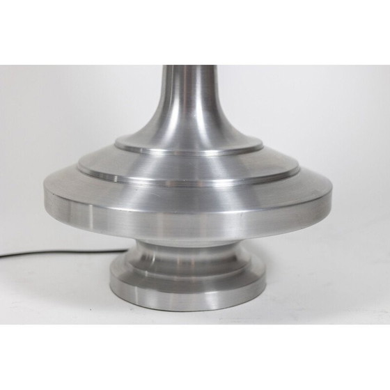 Image 1 of Vintage lamp van geborsteld aluminium, 1970