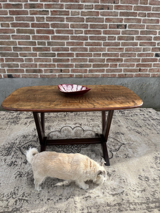 Image 1 of Vintage Mid Century Salontafel Met Palissander Blad