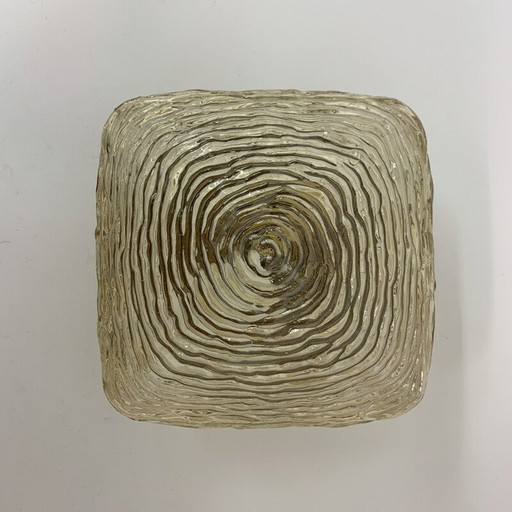 Vintage plafondlamp van Helena Tynell voor Limburg Glashutte, 1970