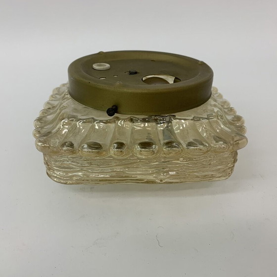 Image 1 of Vintage plafondlamp van Helena Tynell voor Limburg Glashutte, 1970