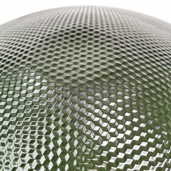 Image 1 of Vintage glazen schaal door T. Jorgenson voor Helmegaard Glasvaerk, Denemarken 1980