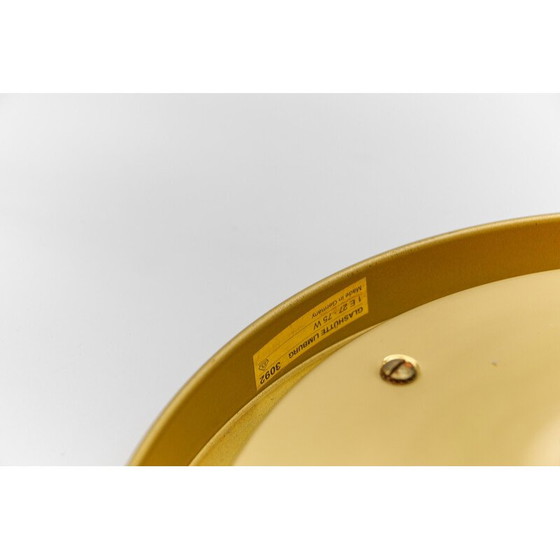 Image 1 of Vintage achthoekige glazen plafondlamp voor Limburg, Duitsland 1960