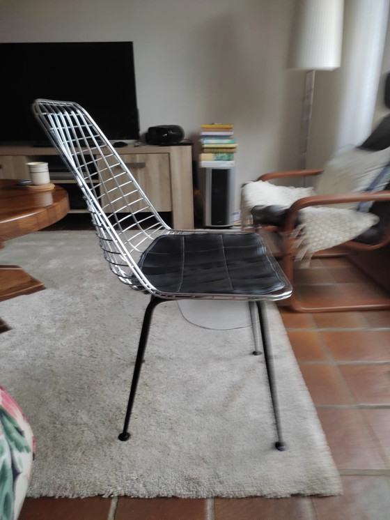 Image 1 of 4x Vintage draadstoeltjes