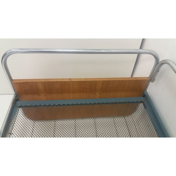 Image 1 of Vintage sofa 3 zits van Jindřich Halabala Art Deco Tsjecho-Slowakije 1940