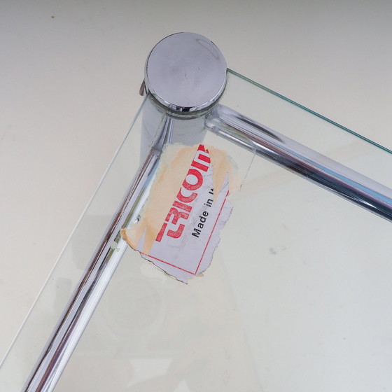 Image 1 of 3 Tricom Nesting Tables In Glas En Chroom