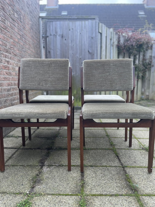 4x Vintage Onbekend Model Ontwerper