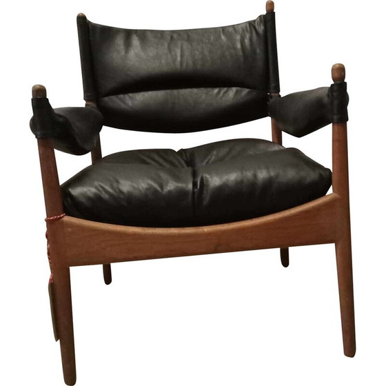 Image 1 of Vintage "Modus" fauteuil in massief teakhout van Kristian Vedel voor Willadsen Møbelfabrik, 1960