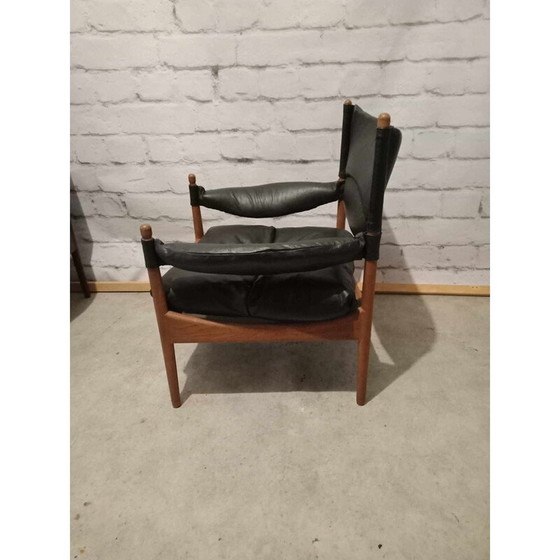 Image 1 of Vintage "Modus" fauteuil in massief teakhout van Kristian Vedel voor Willadsen Møbelfabrik, 1960