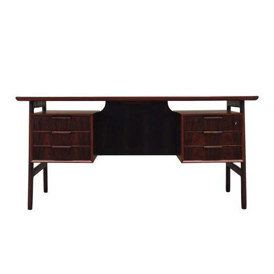 Image 1 of Vintage palissander bureau van Omann Jun, jaren 1970