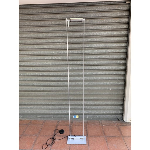 Paar vintage metalen vloerlampen van Mario Barbaglia en Marco Colombo, 1985