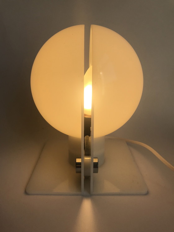 Image 1 of Sirio Tafel Lamp Door E. Lampa & S. Brazzoli Voor Harvey Guzzini, 1970S