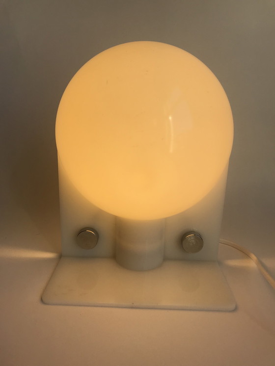 Image 1 of Sirio Tafel Lamp Door E. Lampa & S. Brazzoli Voor Harvey Guzzini, 1970S