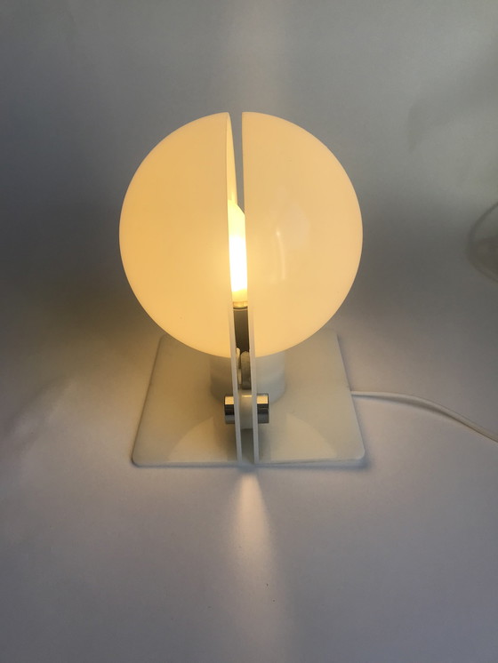 Image 1 of Sirio Tafel Lamp Door E. Lampa & S. Brazzoli Voor Harvey Guzzini, 1970S